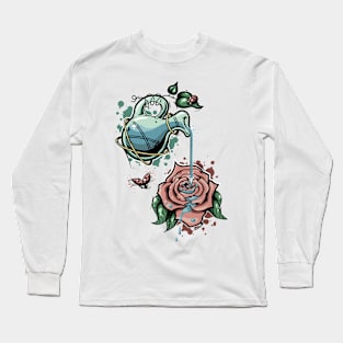 watering rose Long Sleeve T-Shirt